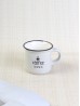Light/ Gray "Coffee Time" Mug 77 ML Set of 4 With Gift Box